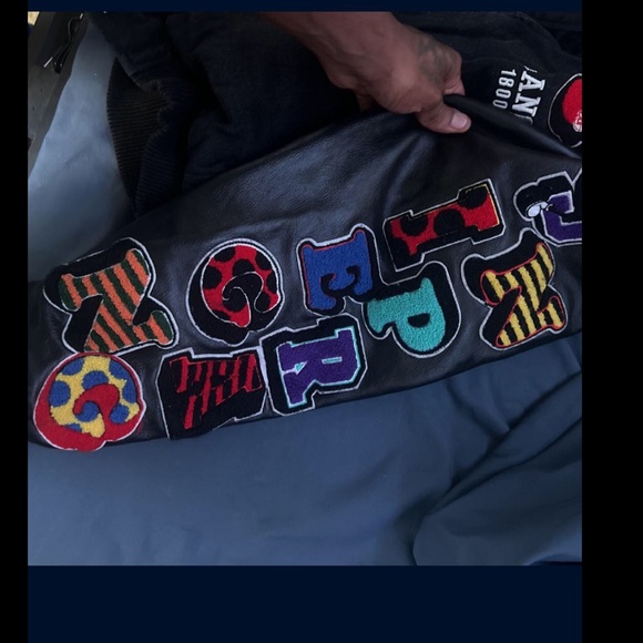 Sniper gang varsity leather jacket - Picture 4 of 5